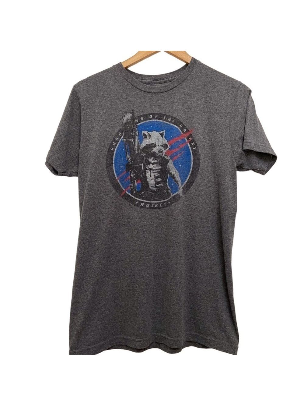 ROCKET Marvel Gardians of the Galaxy grey t-shirt round neck medium